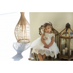 Βαπτιστικό Φόρεμα για Κορίτσι 6059-1 Dolce Bambini